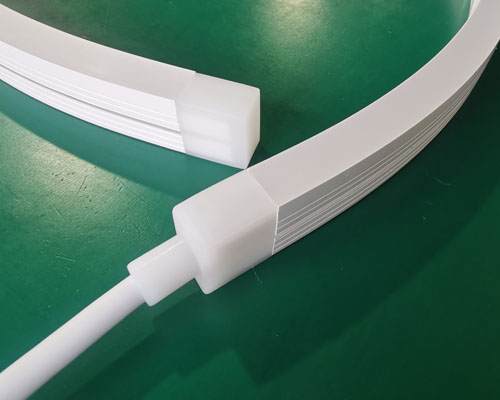 وصول جديد 1: 12 * 20mm الجانب الباعث للضوء LED نيون مع نهاية الذيل التكامل سلس