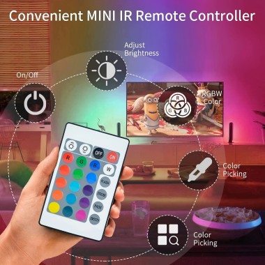 كم عدد الألوان التي يمكن تعديل شرائط الضوء RGB؟